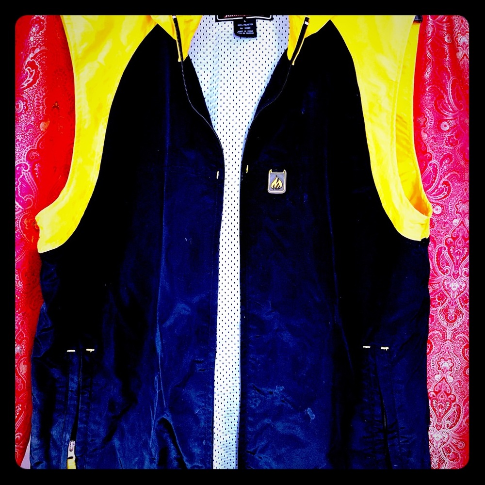 Johnny Blaze WuTang vintage hoody windbreaker vest